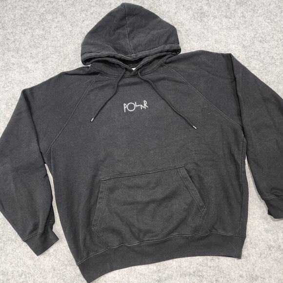 Polar Skate Co Mens L Large Black Default Pullover Sweatshirt Skateboard Hoodie - Picture 2 of 14